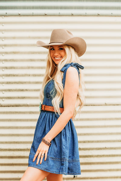 The Wild Stallions Denim Dress Glitz & Spurs Boutique The Wild Stallions Denim Dress Glitz & Spurs Boutique