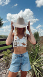 The Let’s Get Western Crop Top