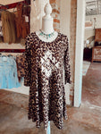 Leopard Dress REG & PLUS SIZE